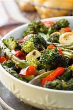 Simple, Healthy Roasted Vegetables Recipe {Paleo, Gluten-Free, Clean-Eating, Dairy-Free, Whole30, Vegan}