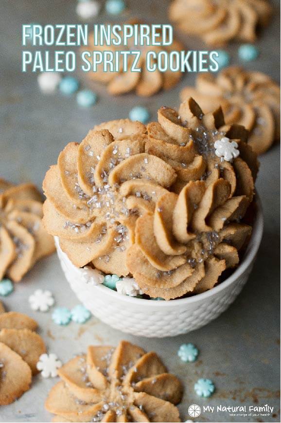 Frozen Inspired Paleo Spritz Cookies Recipe