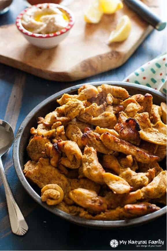 Chicken Shawarma Recipe (Paleo, Gluten Free, Clean Eating, Dairy Free) - This is a simple preparation of a complicated Middle Eastern dish and it's full of unique flavor.