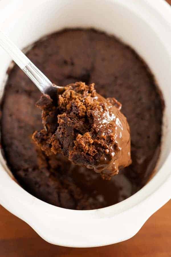 Clean Eating Slow Cooker Molten Lava Cake