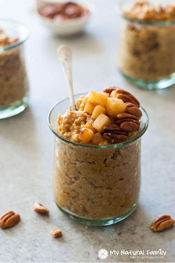 Crockpot Pumpkin Spice Oatmeal