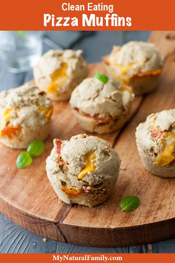 Clean Eating Pizza Muffins