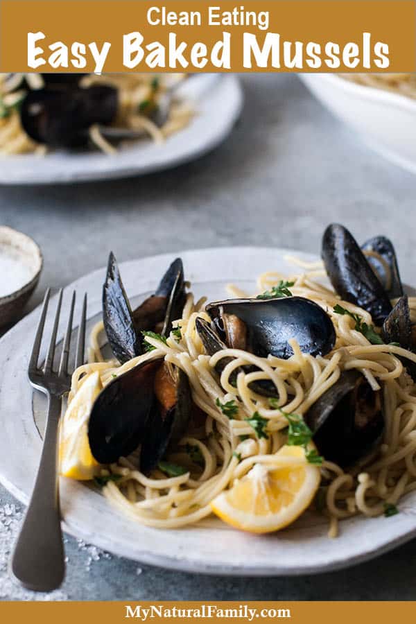 Simple and Easy Baked Mussels Recipe {Clean Eating}