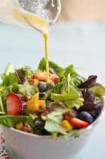 Mango berry salad
