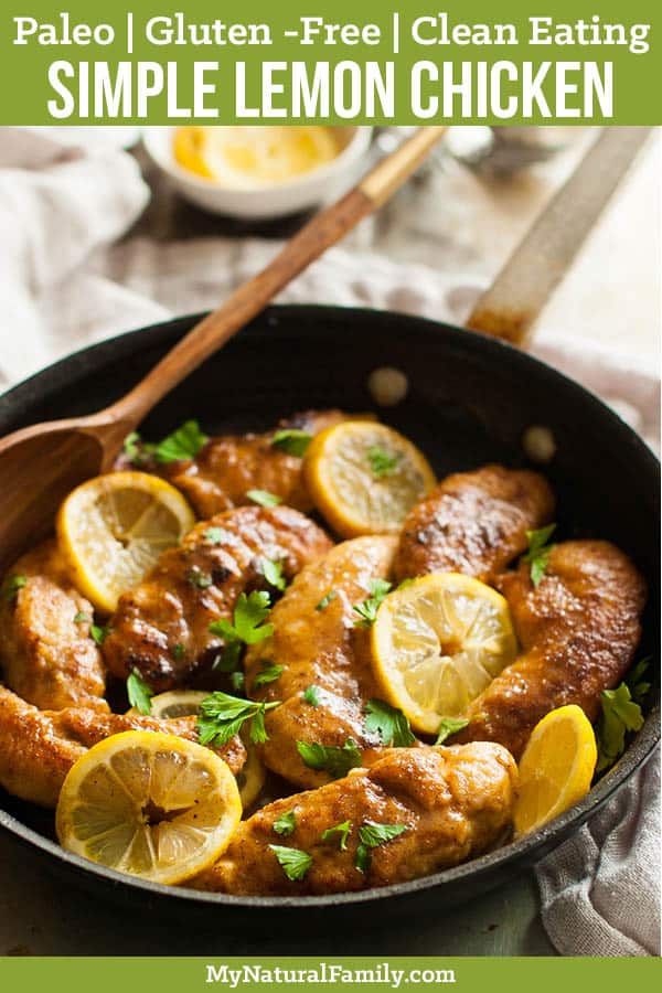 One Pan Lemon Paleo Chicken Recipe