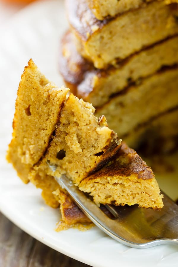 Pumpkin Quinoa Flour Pancakes Recipe