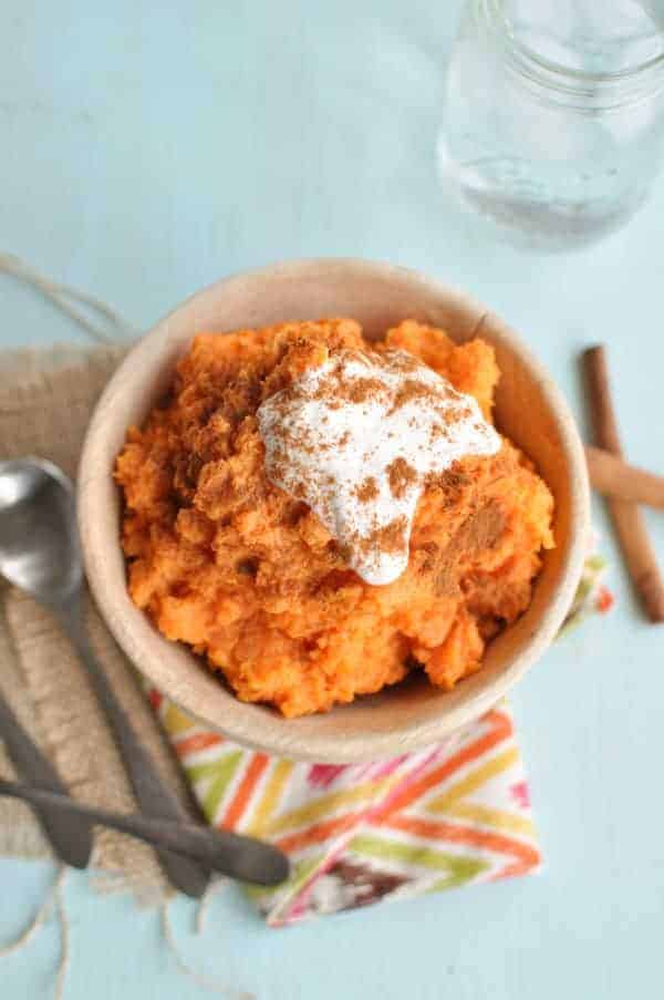 Clean Eating Mashed Sweet Potatoes Recipe
