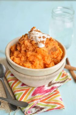 Clean Eating Mashed Sweet Potatoes Recipe