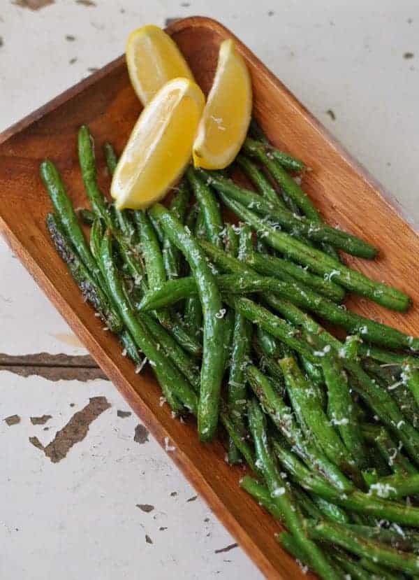 Lemon Parmesan Green Beans