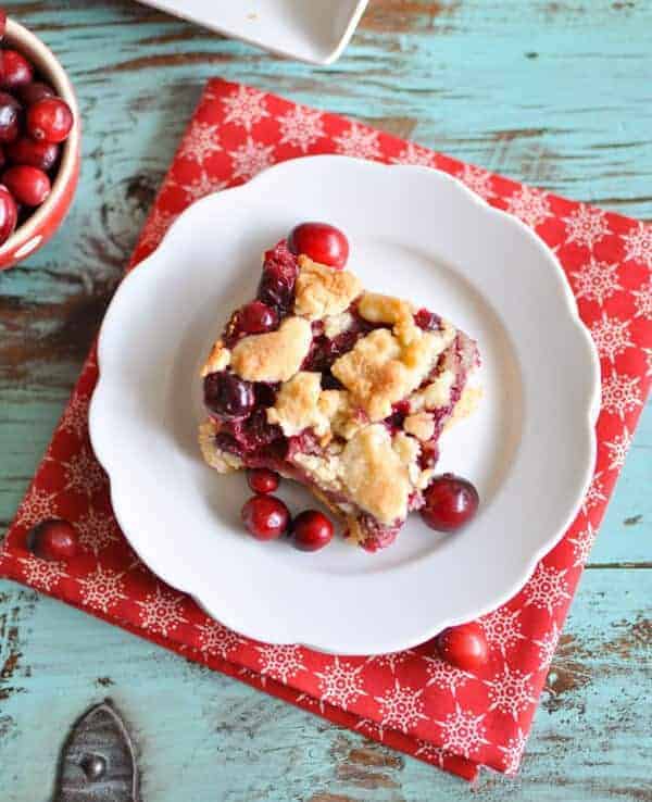 Paleo Cranberry Bars