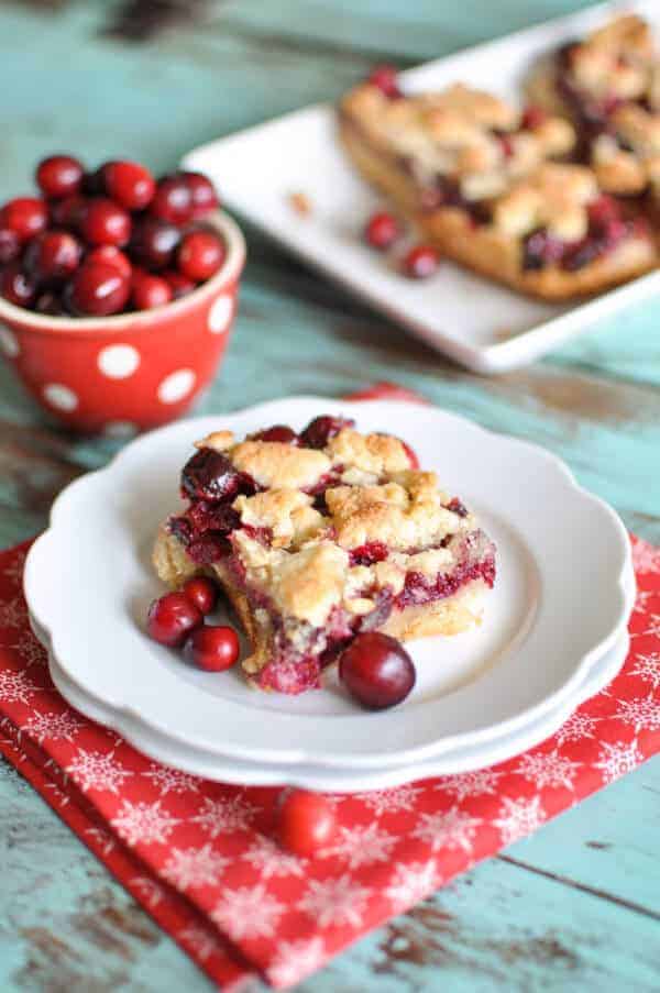 Paleo Cranberry Bars Recipe {Gluten-Free, Clean Eating, Vegan}