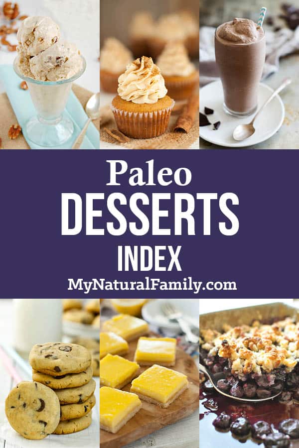 Paleo Desserts Index