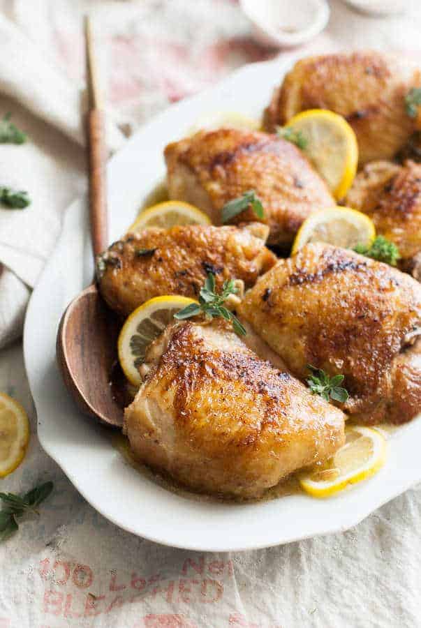 baked lemon browned butter chicken recipe