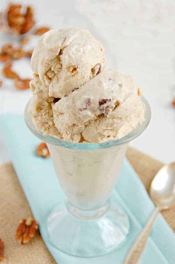 Butter Pecan Coconut Milk Ice Cream | Homemade Ice Cream Recipes Everybody Can Enjoy