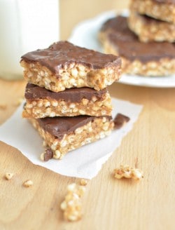 Clean Eating Puffed Millet Bars