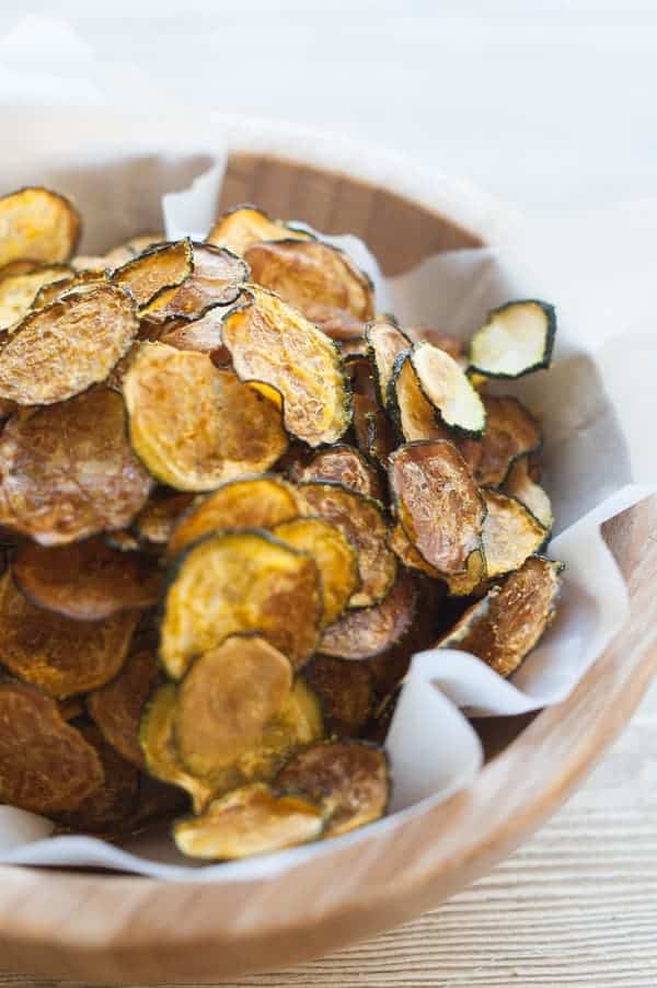 Curried Zucchini Chips