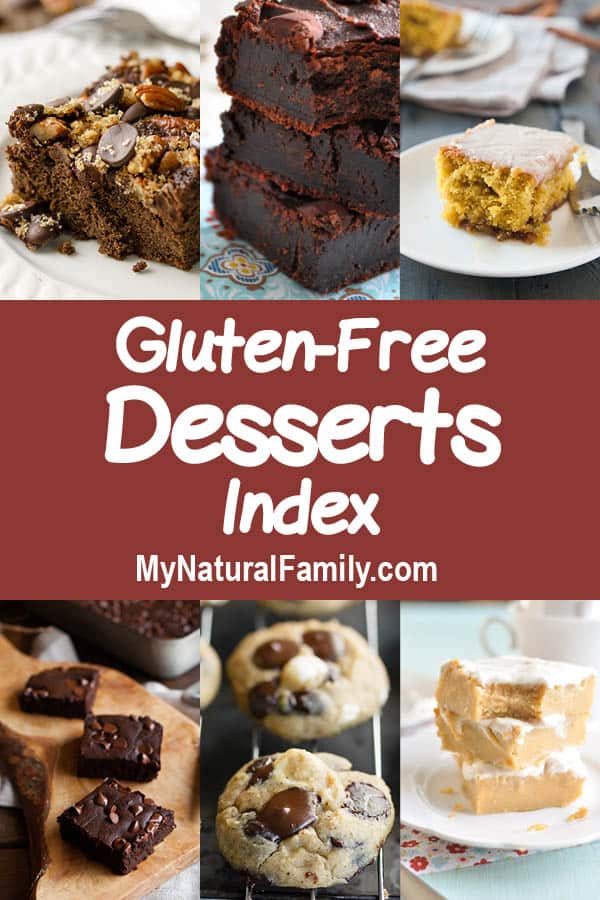 Gluten Free Desserts Index