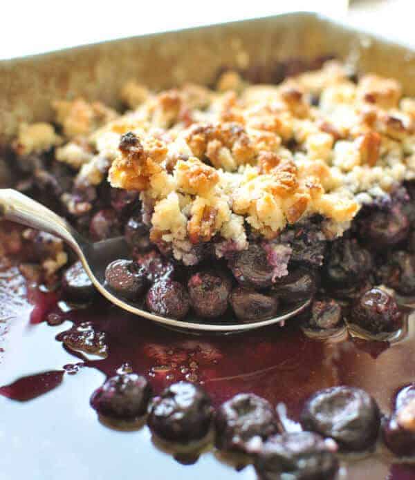 Paleo Blueberry Crisp Recipe