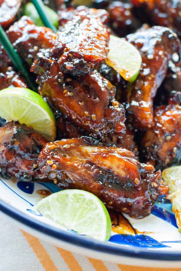 Paleo Honey Lime Sesame Chicken Wings