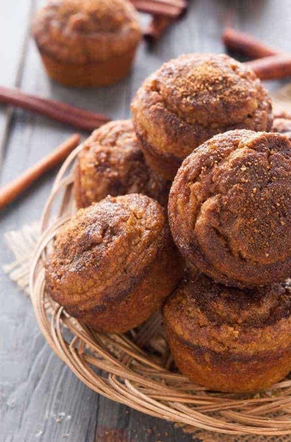 Gluten-free pumpkin muffins - These are dairy free, grain free and fat free!