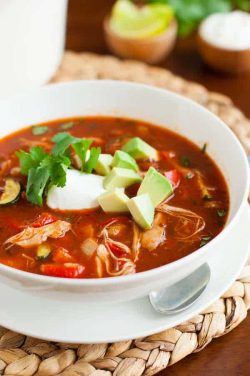 Gluten-Free Chicken Tortilla Soup