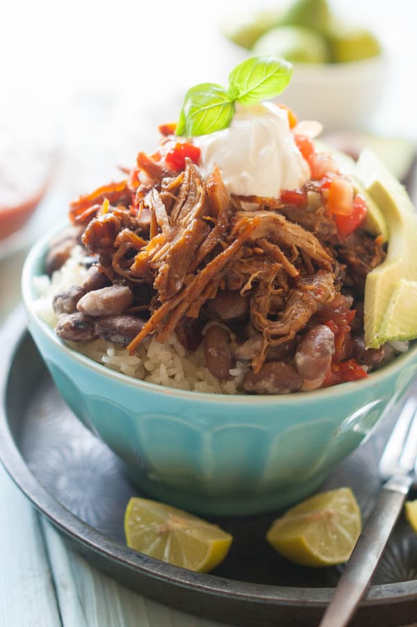 Slow Cooker Burrito Bowl Recipe