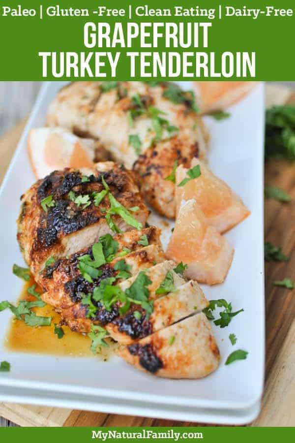 This Grapefruit Glazed Turkey Tenderloin is juicy, flavorful, simple and delicious. It is a tasty and healthy weeknight dinner option the entire family will love.