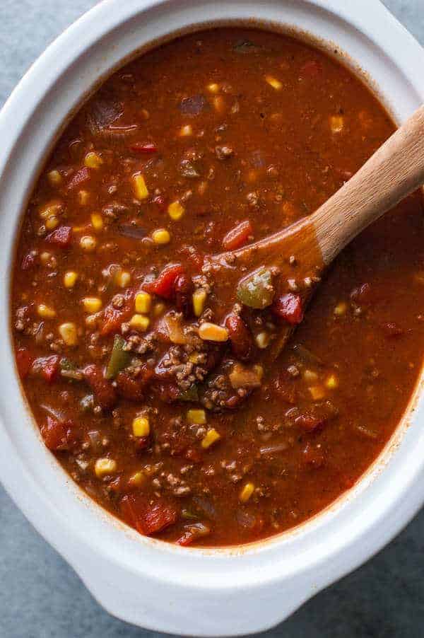 Healthy Taco Soup Recipe Slow Cooker