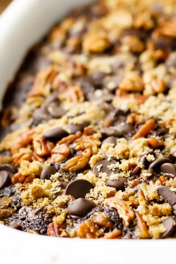Quinoa Chocolate Cake Recipe with Brown Sugar Streusel {Gluten Free Chocolate Zucchini Cake Recipe}