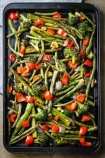 Simple, Healthy Roasted Vegetables Recipe {Paleo, Gluten-Free, Clean-Eating, Dairy-Free, Whole30, Vegan}
