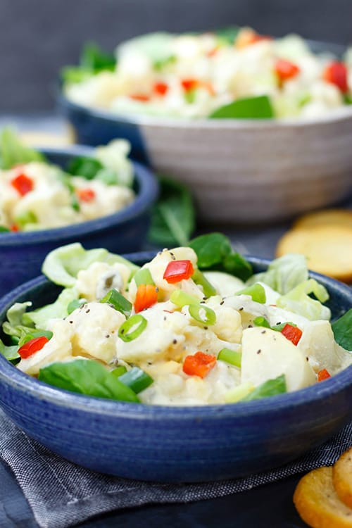 Keto Cauliflower Potato Salad