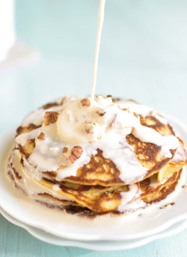 Flourless oatmeal pancakes