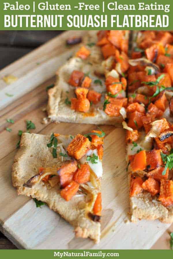 This Paleo flatbread recipe is a versatile, healthy and grain-free makeover of one of your favorite comfort foods. {Gluten-Free, Clean Eating} #mynaturalfamily #paleo #paleorecipes #healthyeating #healthyrecipes #healthyfood