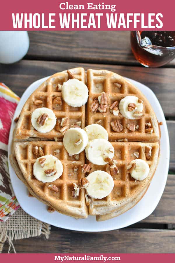 Healthy Whole Wheat Waffles