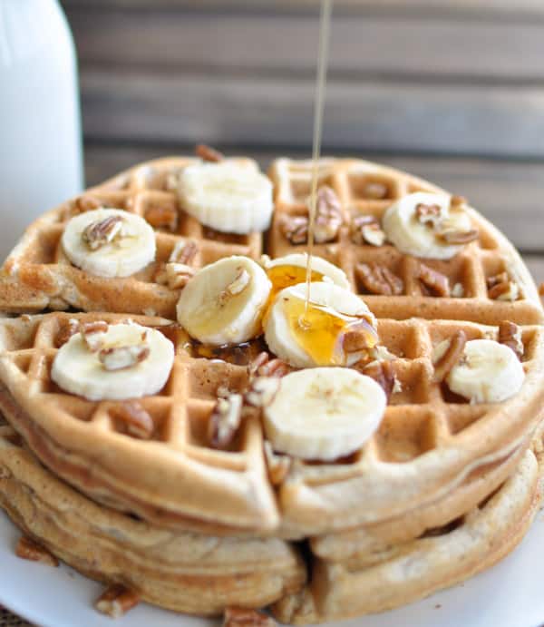 Healthy Whole Wheat Waffles