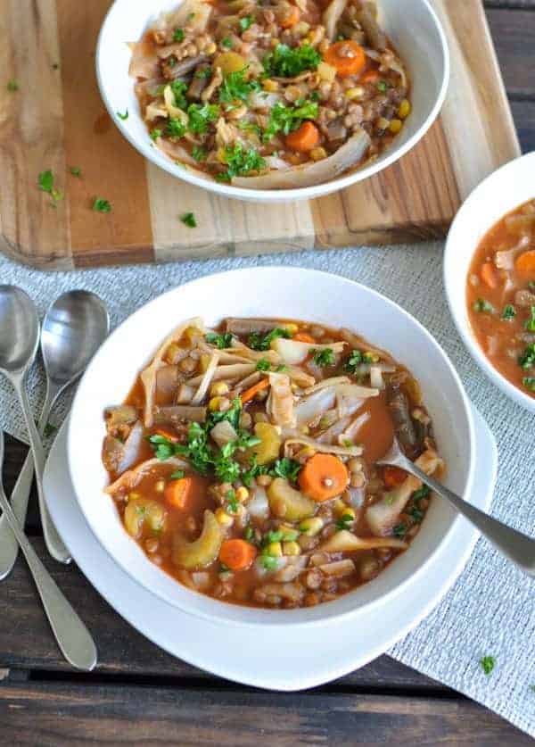 Healthy Lentil Vegetable Soup