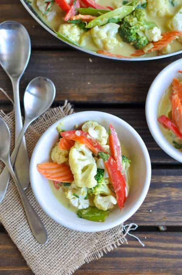 Mixed Vegetable Curry with Coconut Milk