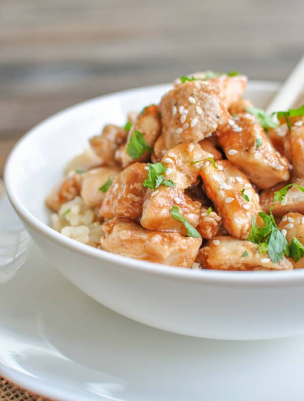 Healthy Honey Garlic Chicken Recipe - My Natural Family
