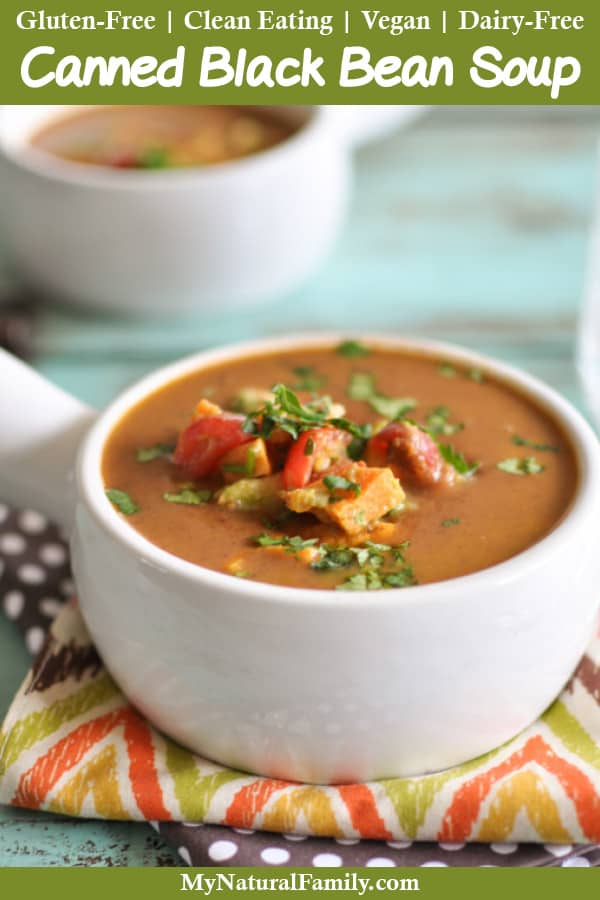 Black Bean Soup with Canned Beans