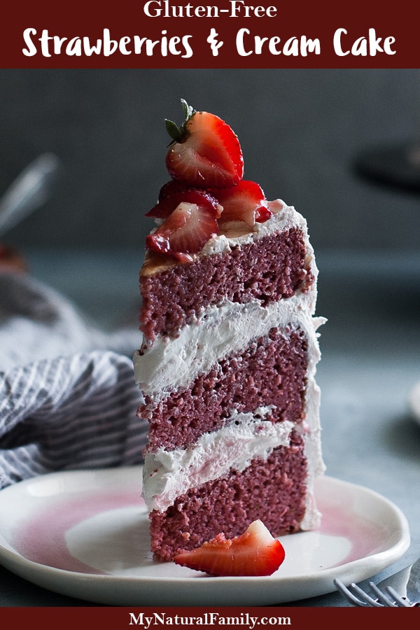 Gluten-Free Strawberry Cake From Scratch