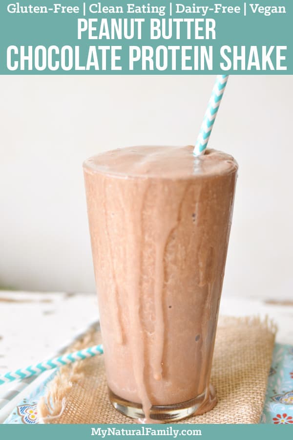 Healthy Peanut Butter Chocolate Protein Shake Recipe