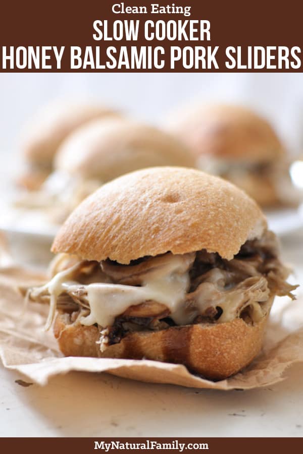 Honey Balsamic Pork Tenderloin Slow Cooker Sliders Recipe
