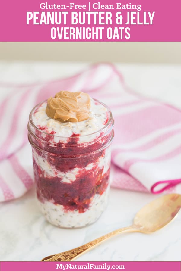 Peanut Butter and Jelly Overnight Oats Recipe