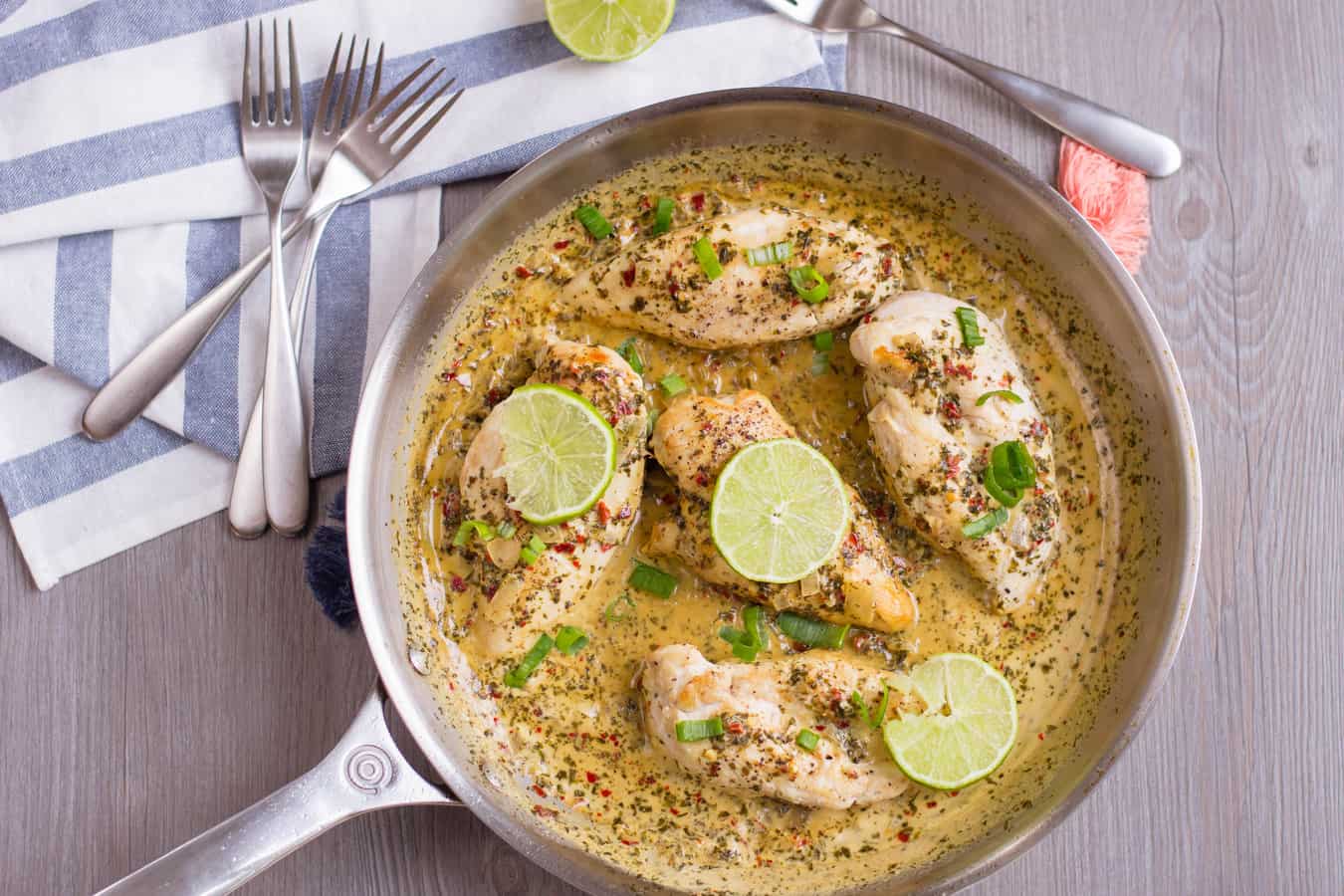 Add cooked chicken