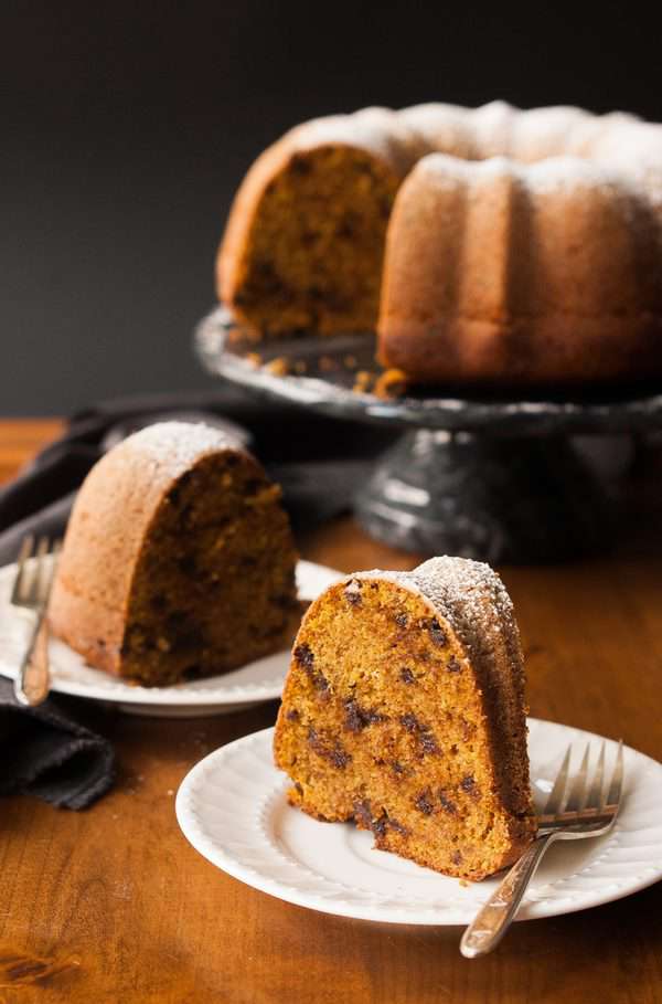 Gluten-Free Pumpkin Chocolate Chip Cake