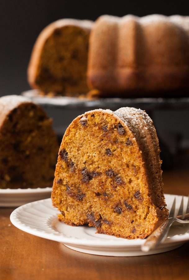 Gluten-Free Pumpkin Chocolate Chip Cake