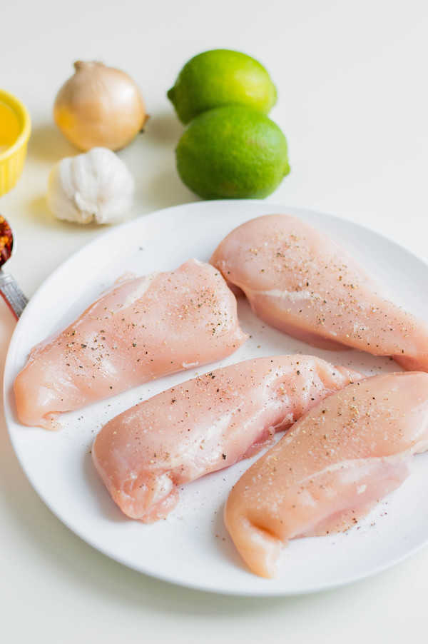 Sprinkle with salt and pepper
