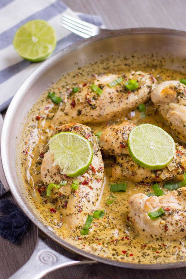 Keto Coconut Lime Chicken Recipe