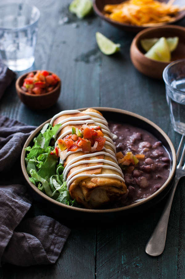 Shredded Beef Chimichanga Recipe