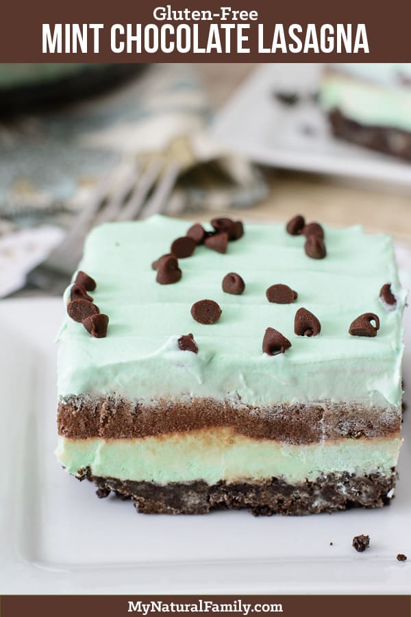 No-Bake, Mint Gluten-Free Chocolate Lasagna Recipe